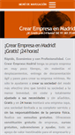 Mobile Screenshot of crearempresamadrid.com